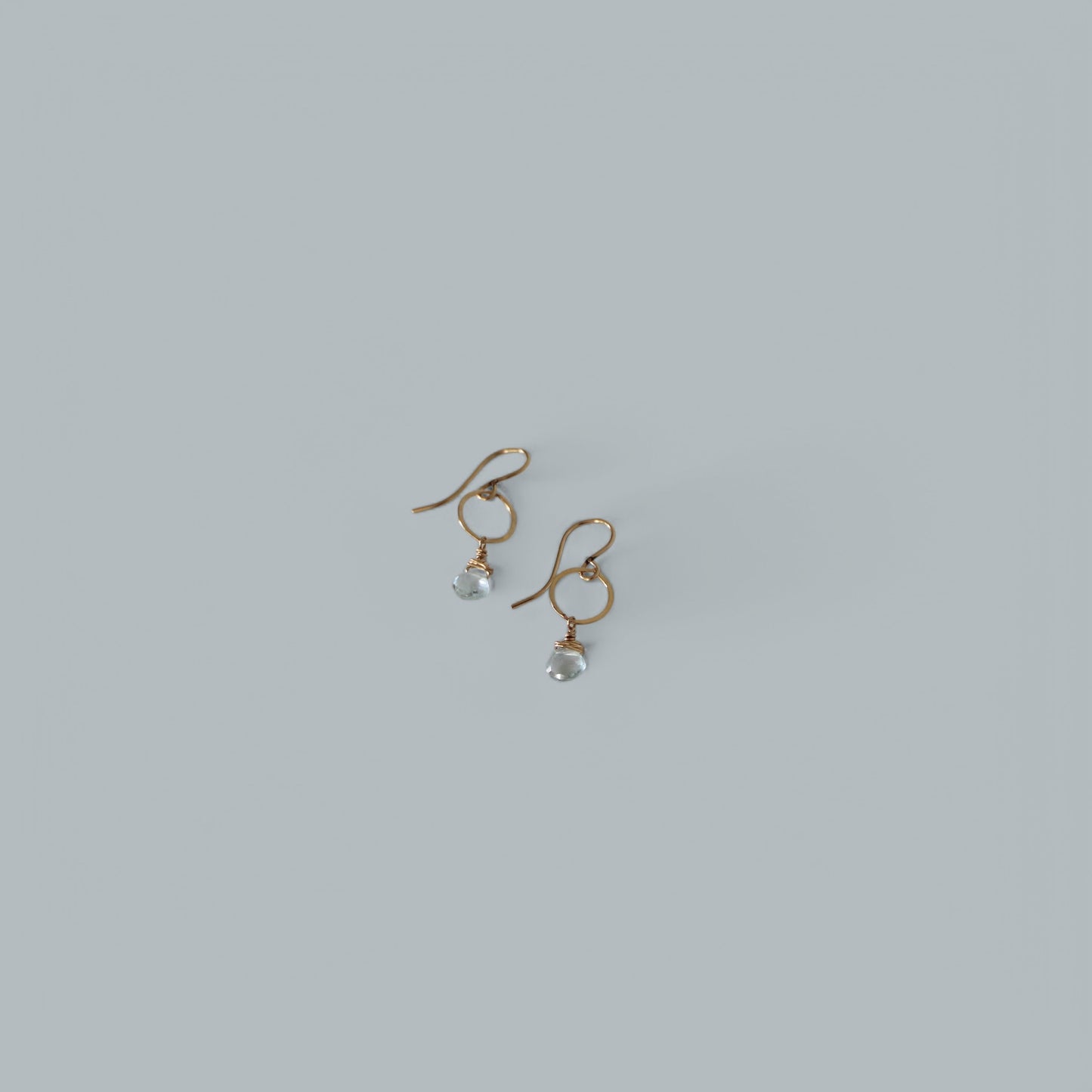 OLA topaz drop earrings