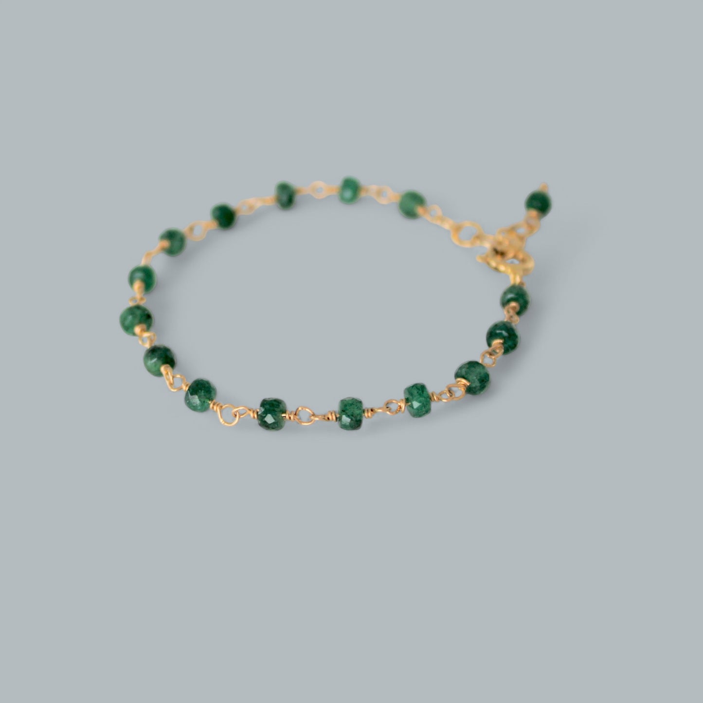 EVE emerald link bracelet