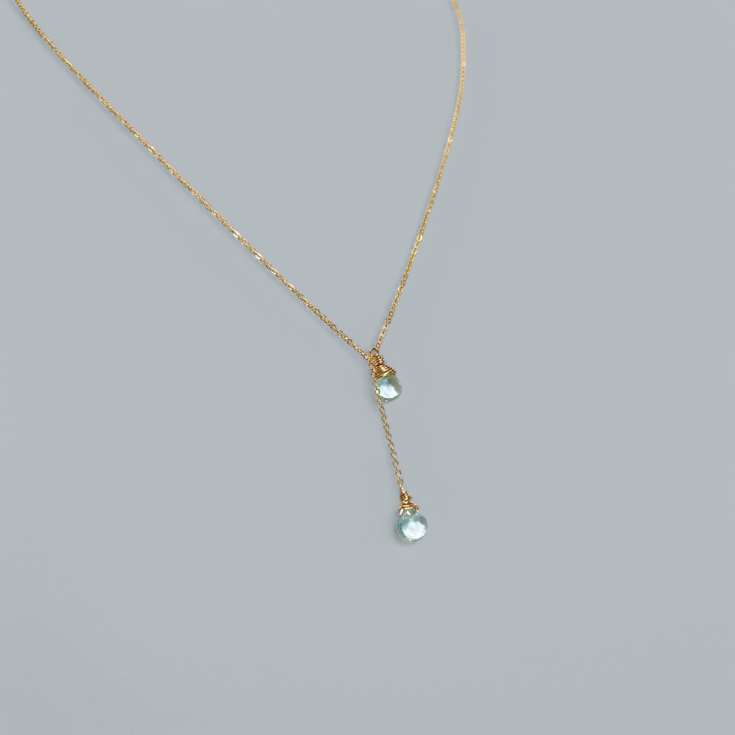 MARGOT double topaz necklace