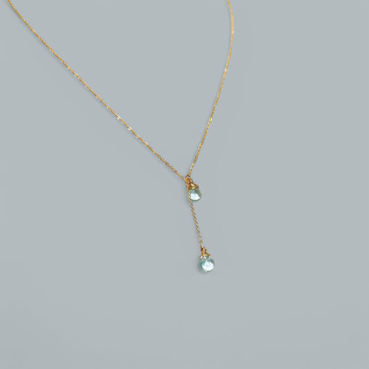 MARGOT double topaz necklace