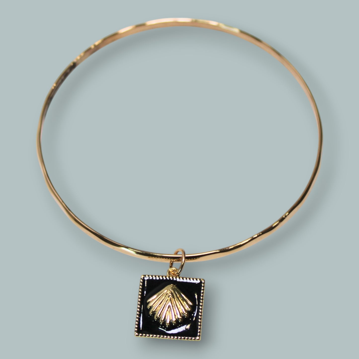 KAELI enamel shell bangle
