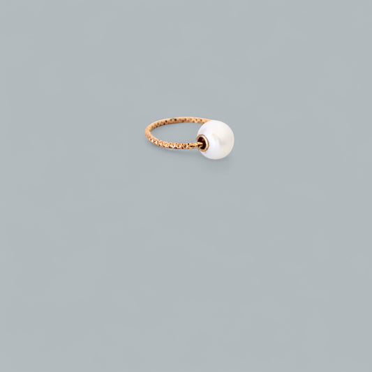 AUTUMN floating pearl ring