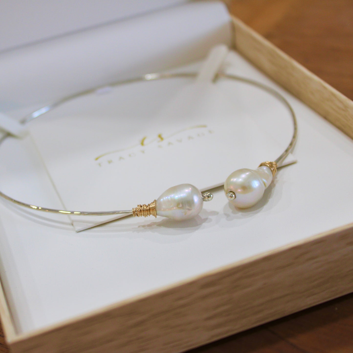 MARIELLE baroque pearl collar