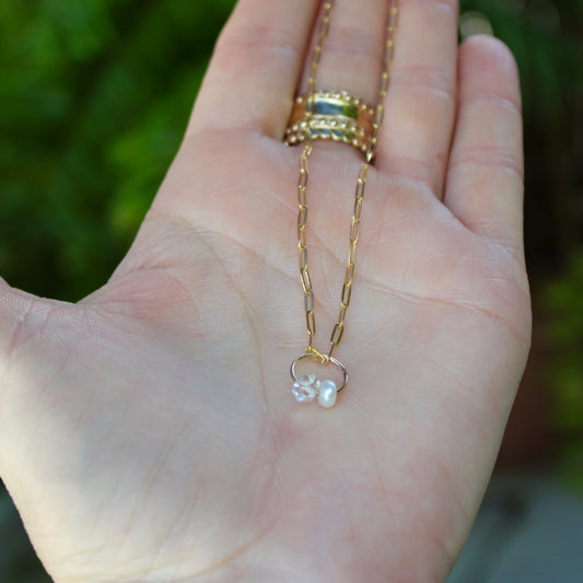 PIPPA Herkimer necklace