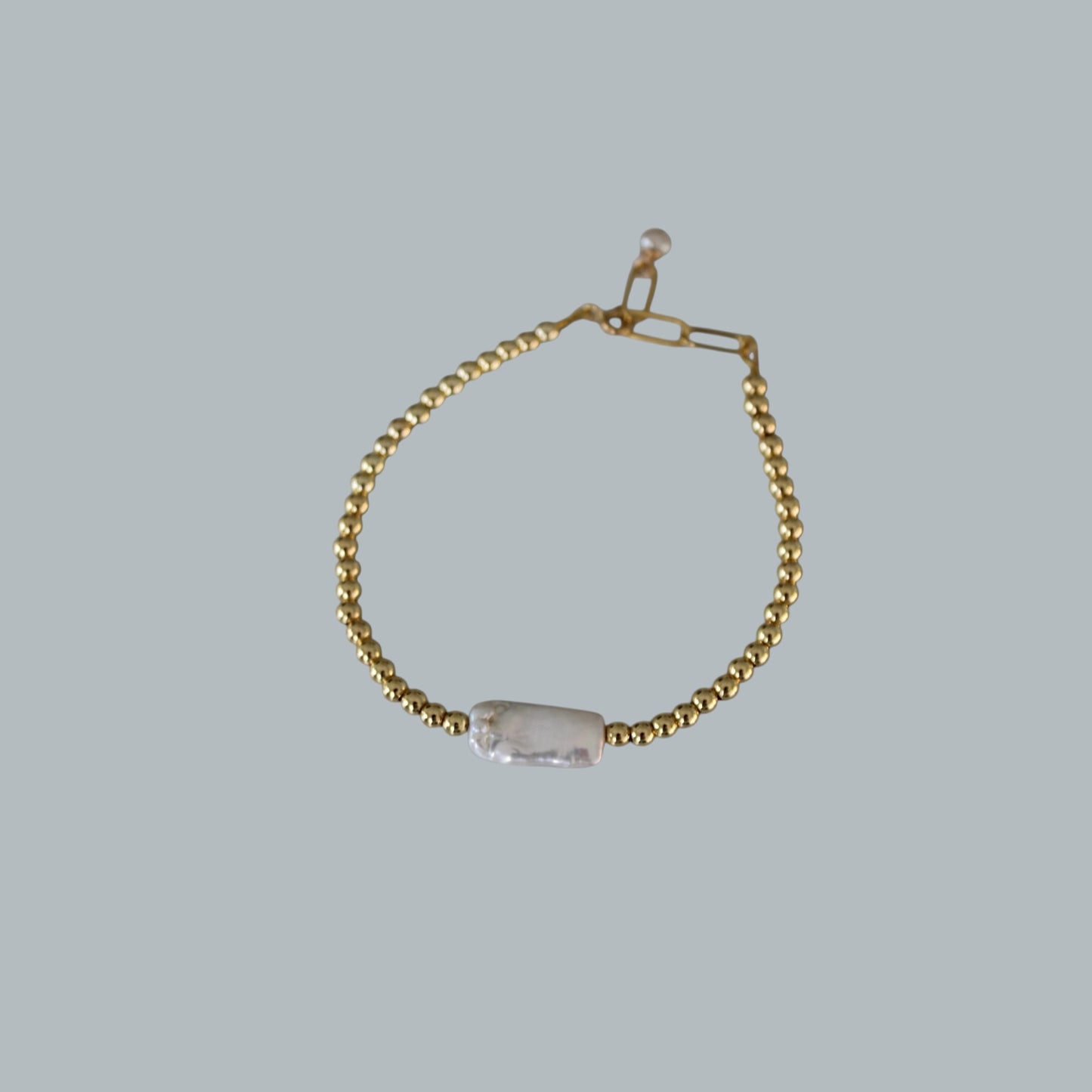EFFIE pearl “chicklet” bracelet