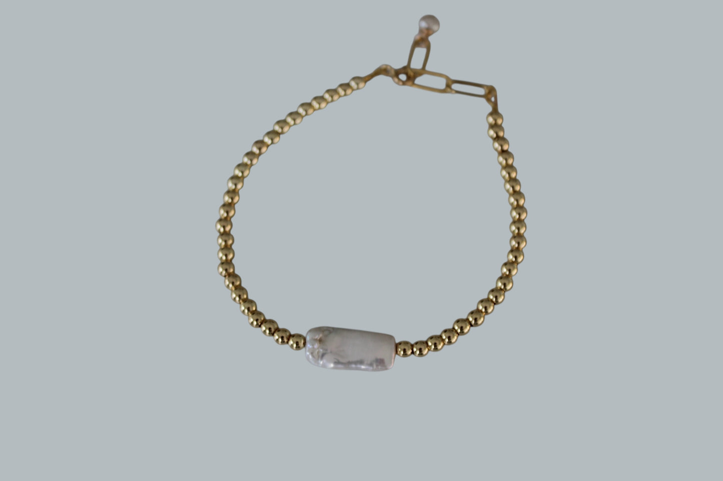 EFFIE pearl “chicklet” bracelet