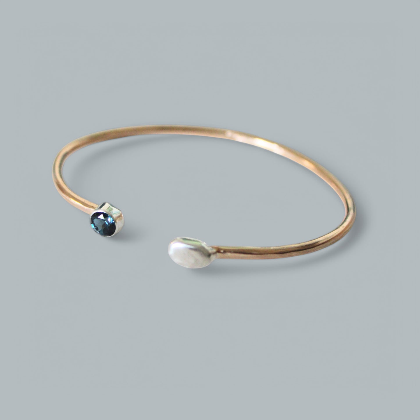 LENNON London blue topaz bangle