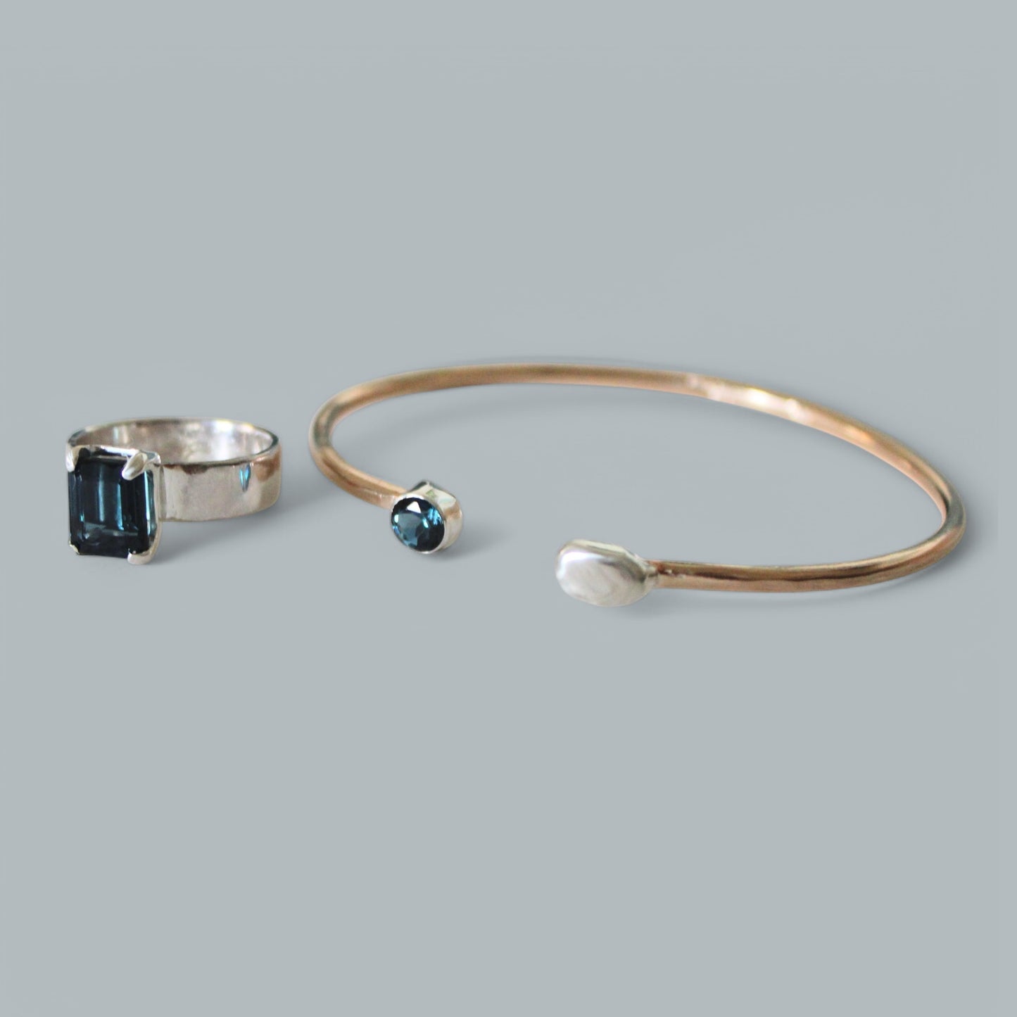 CORA London blue topaz ring