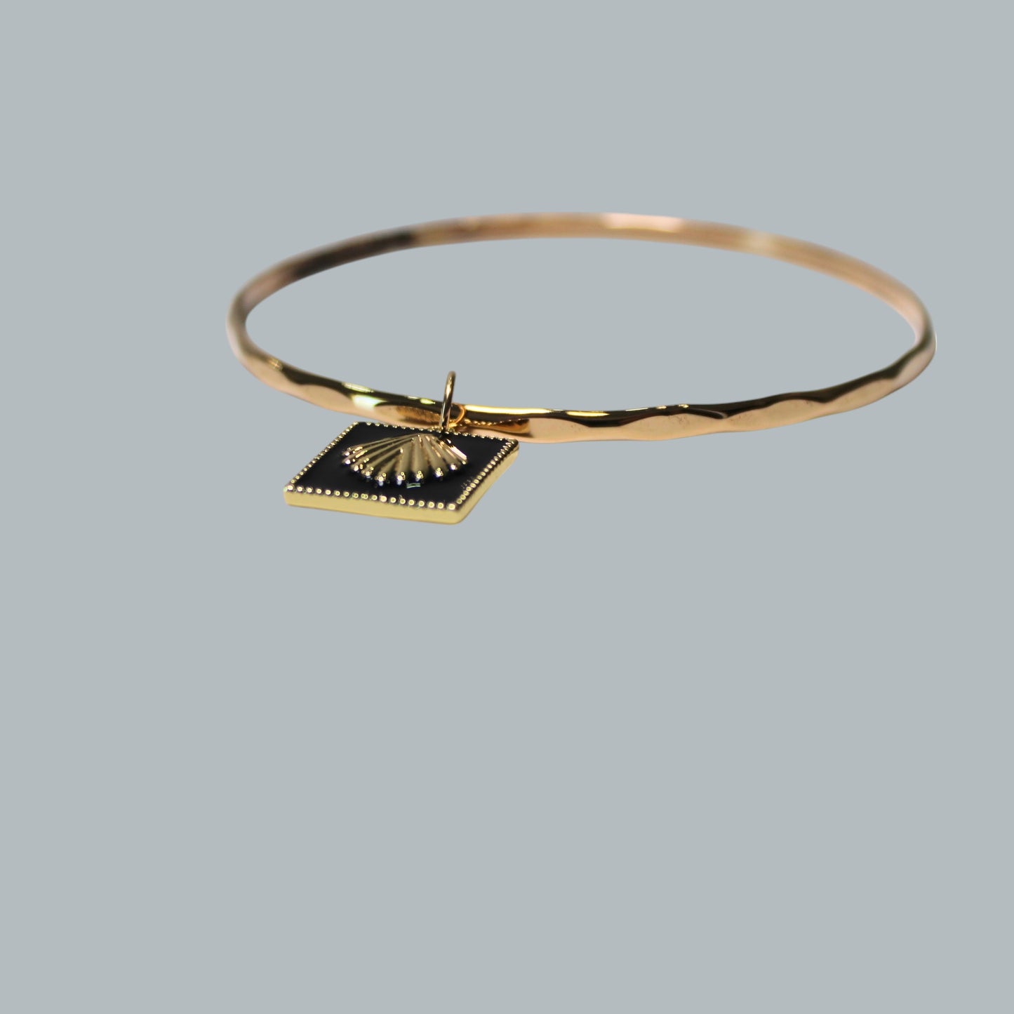 KAELI enamel shell bangle