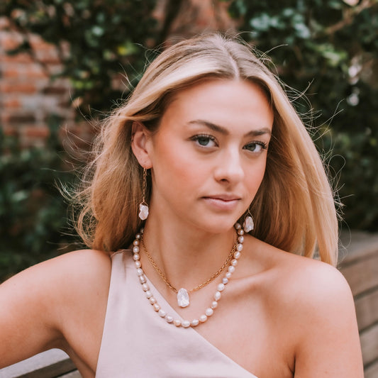 Joni keishi pearl earrings