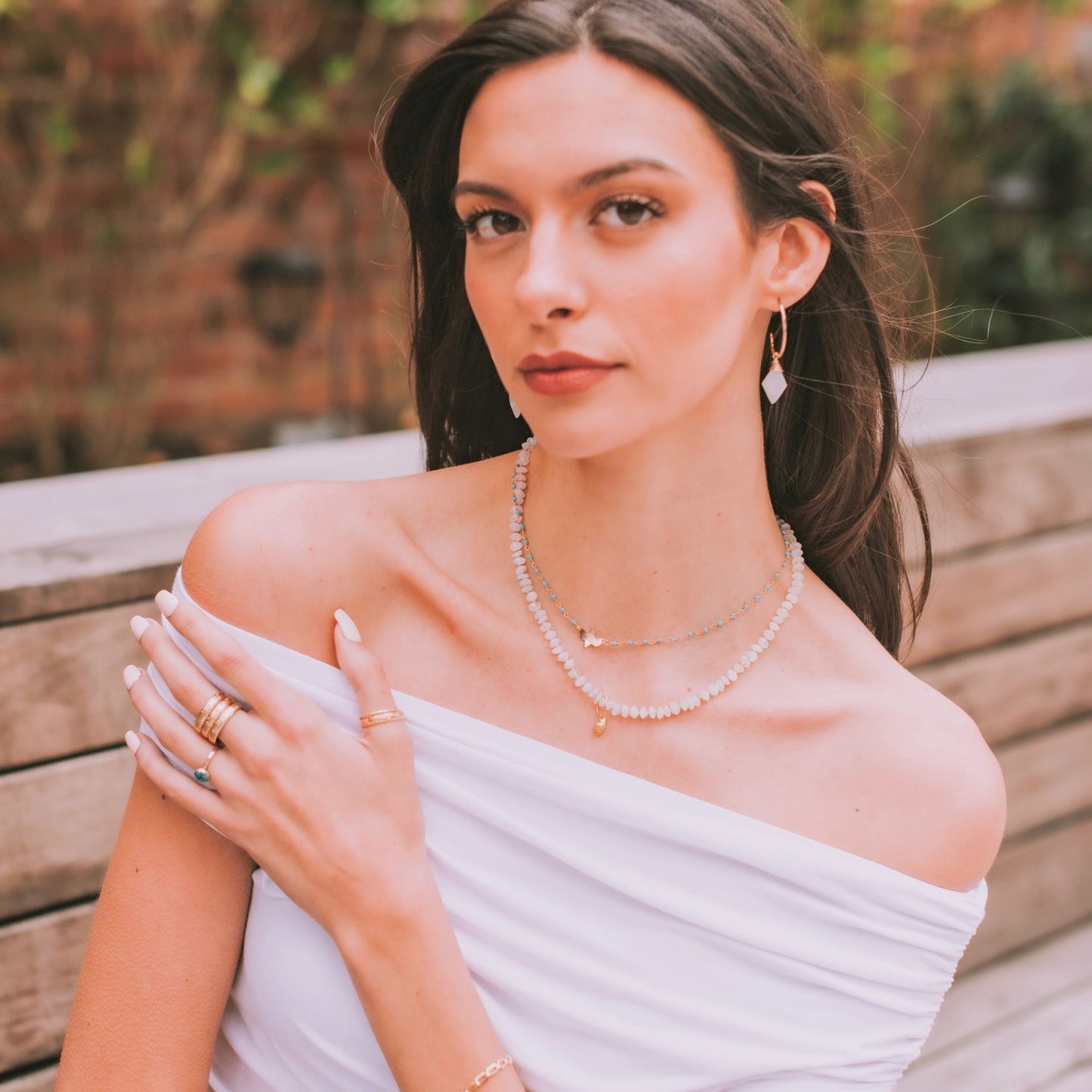 Elora dove necklace