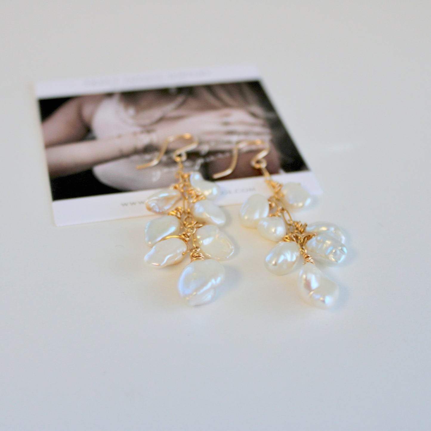 CAMERON keishi waterfall earrings