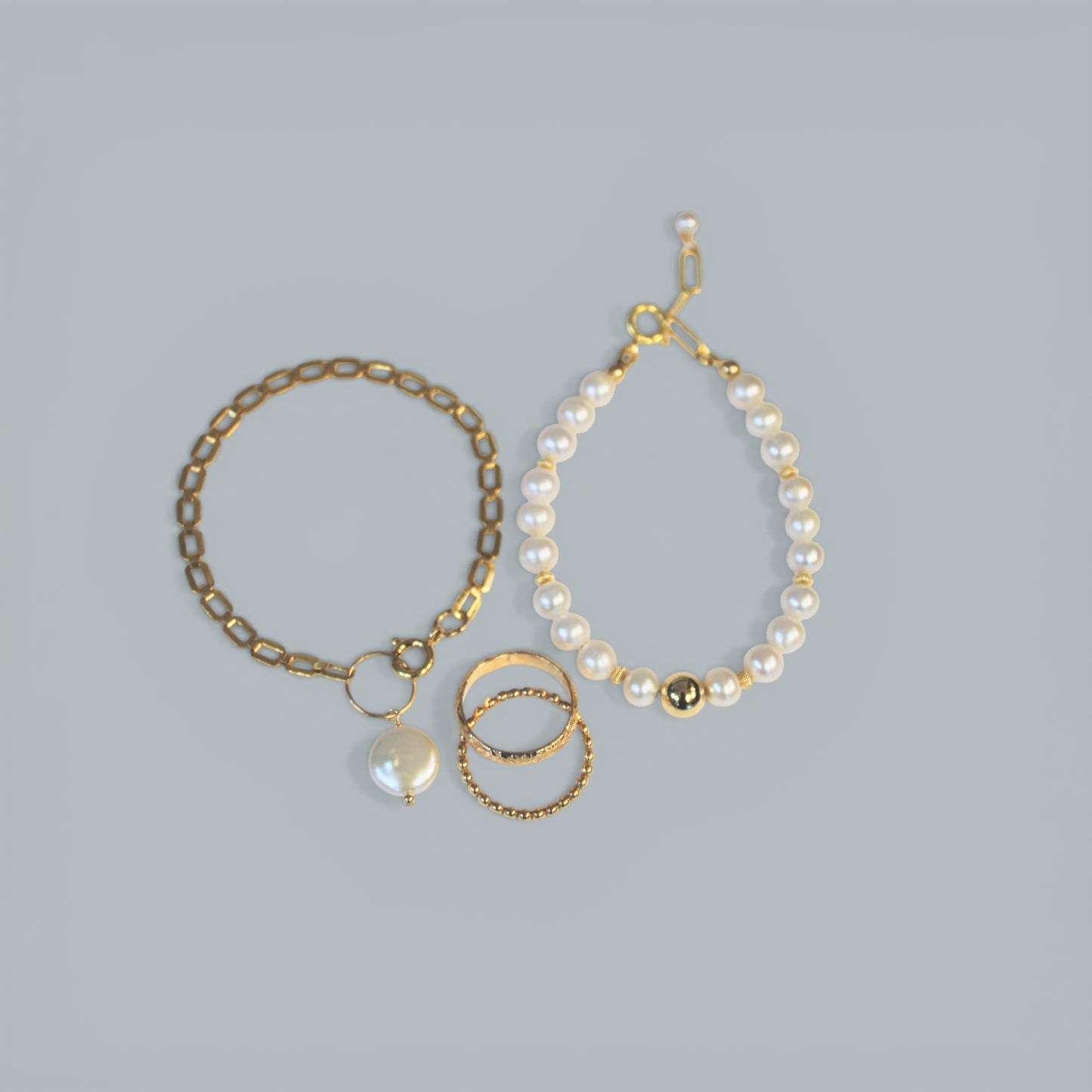 MADISON coin pearl bracelet