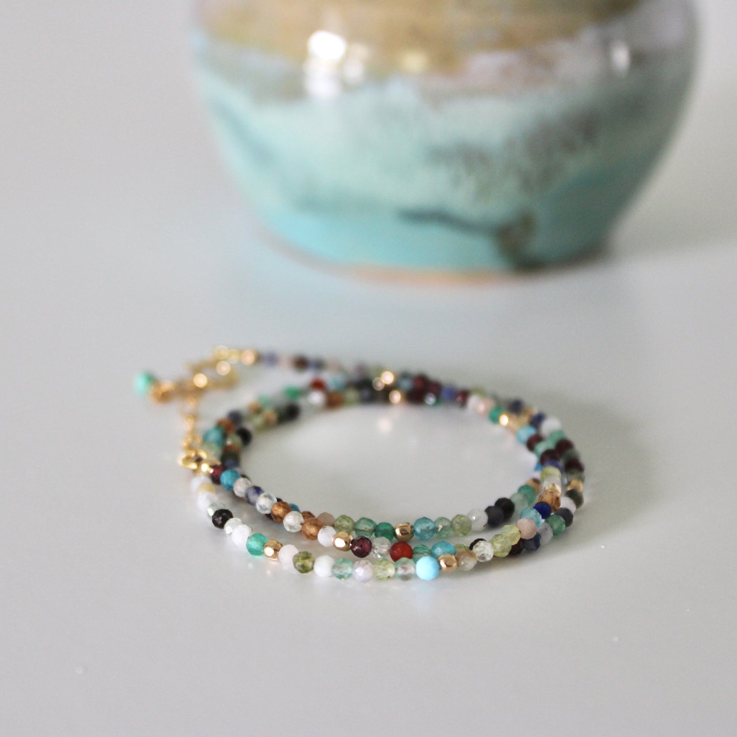 LAURIE multi gemstone choker