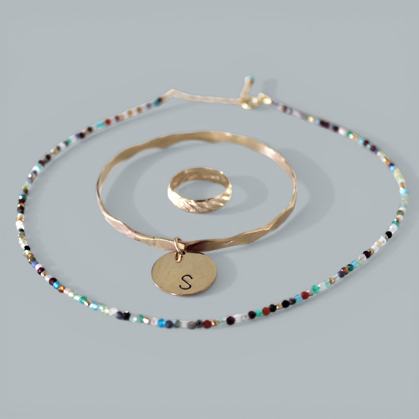 LAURIE multi gemstone choker