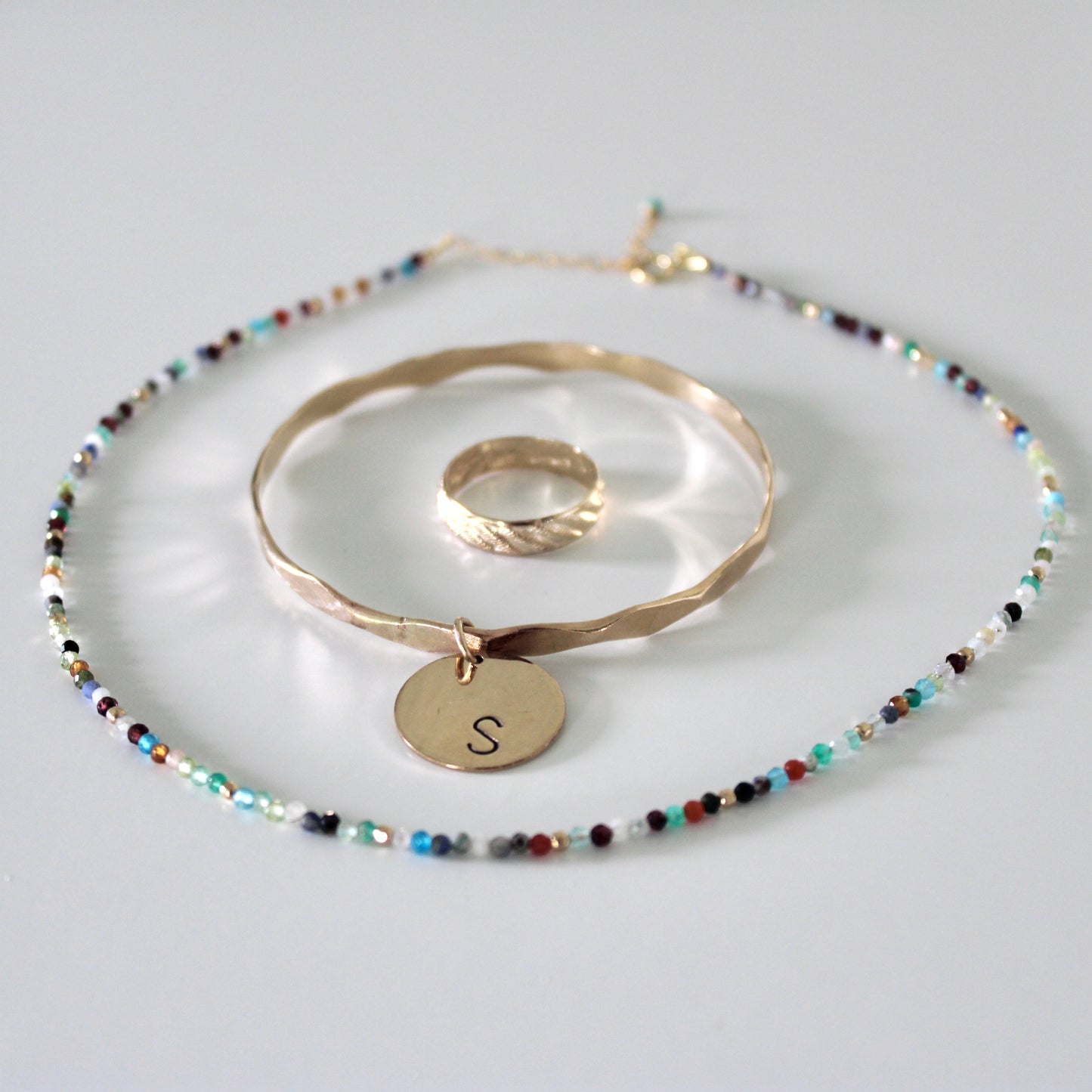 LAURIE multi gemstone choker