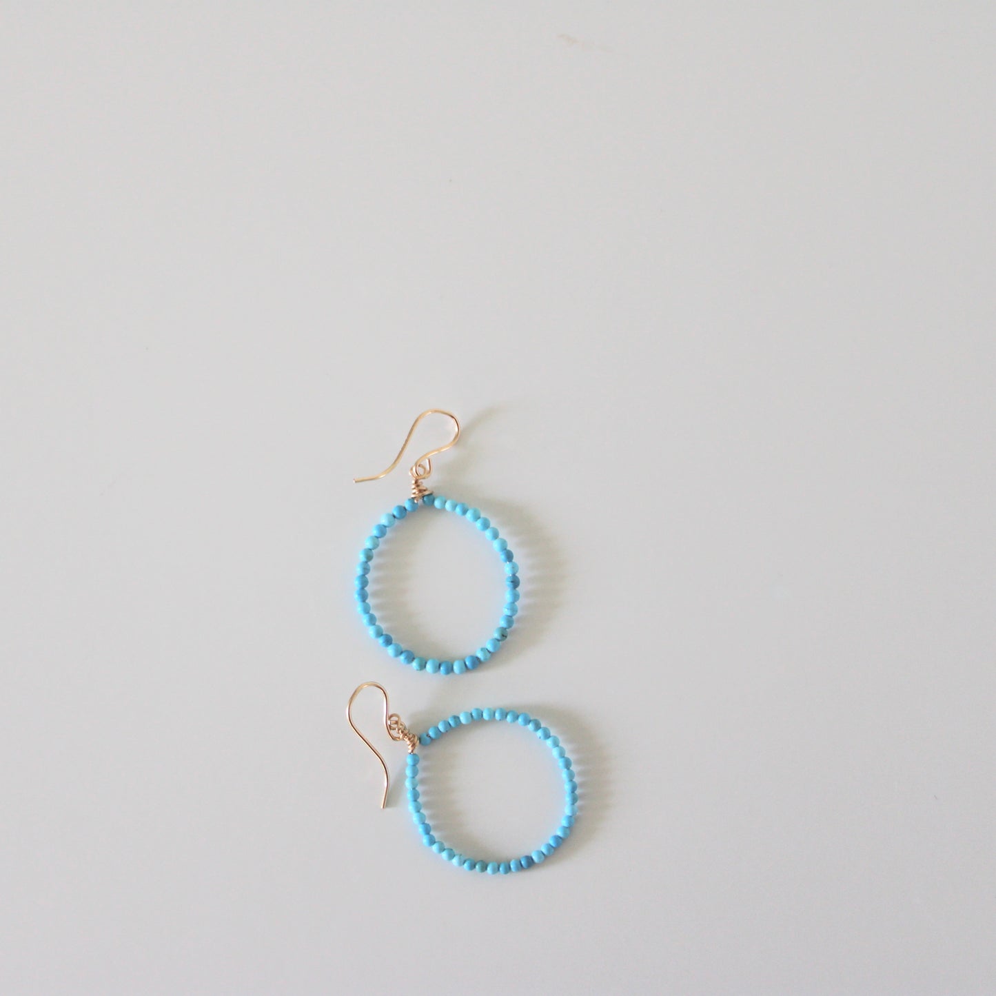 ELENA full turquoise hoop