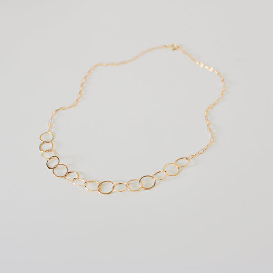 CAROLINA circle link necklace