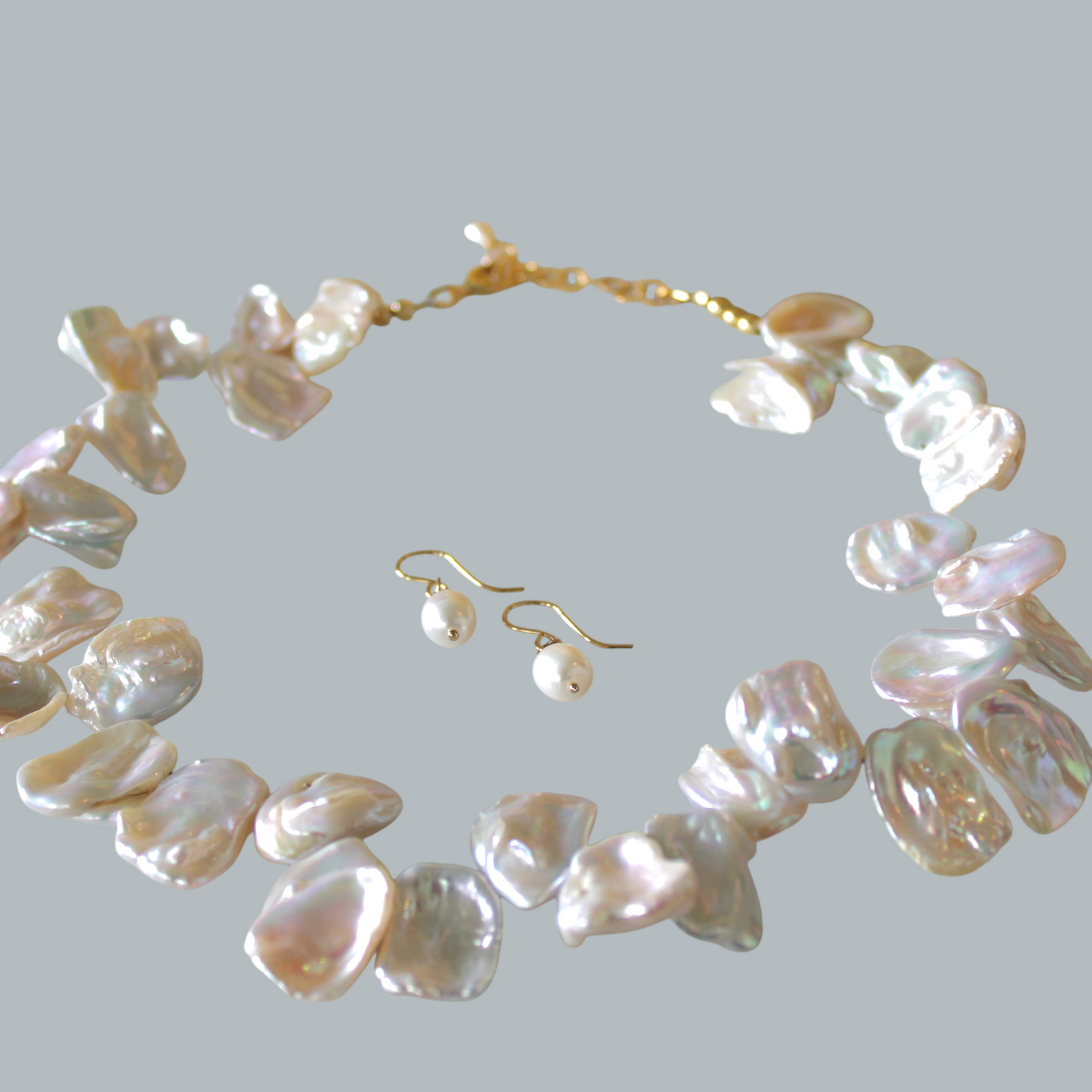 Elliot XL keishi pearl necklace