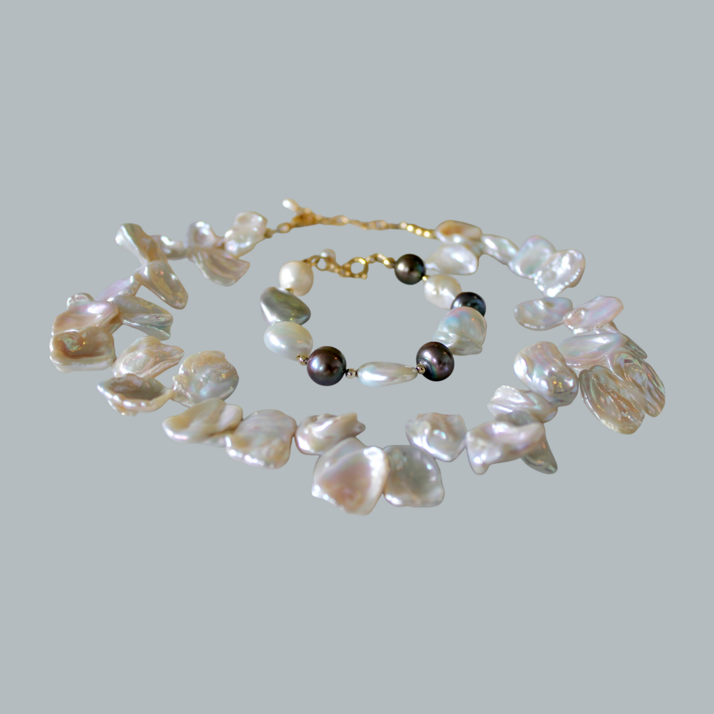 Elliot XL keishi pearl necklace