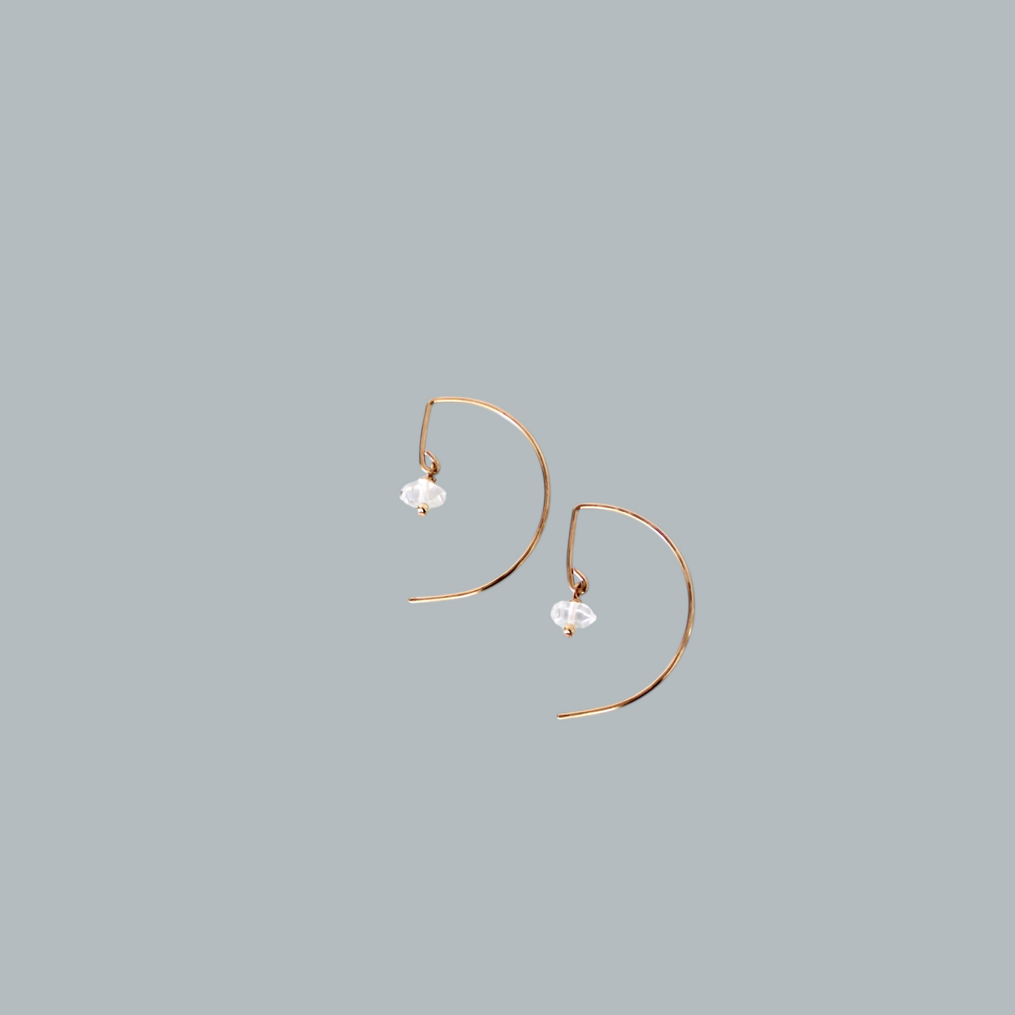 BRIDGETTE Hermimer diamond threaders