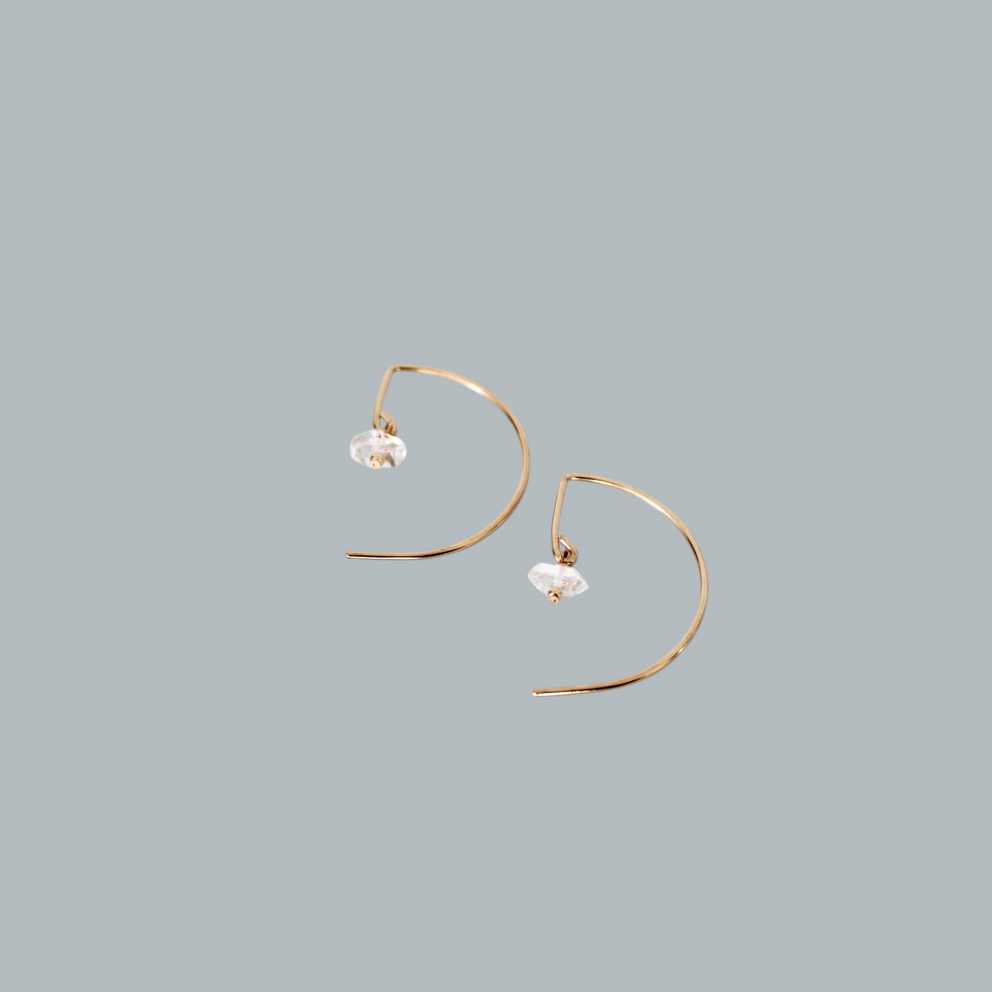 BRIDGETTE Hermimer diamond threaders