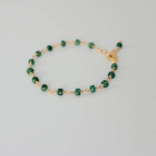 EVE emerald link bracelet