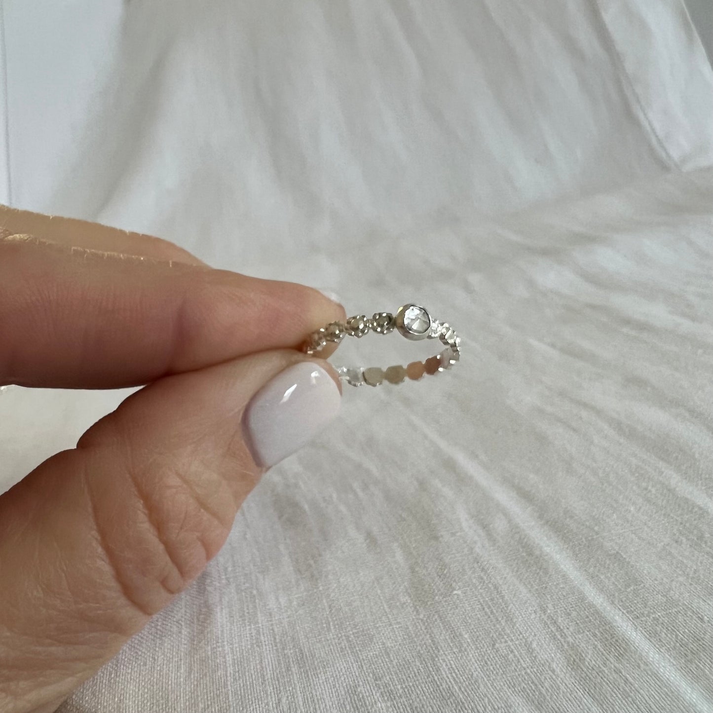 Sydney floral gemstone ring