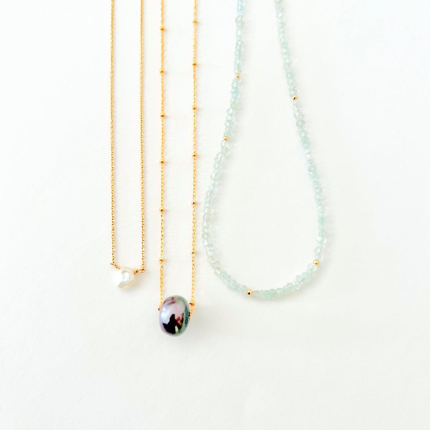 Leigh peacock sliding pearl necklace
