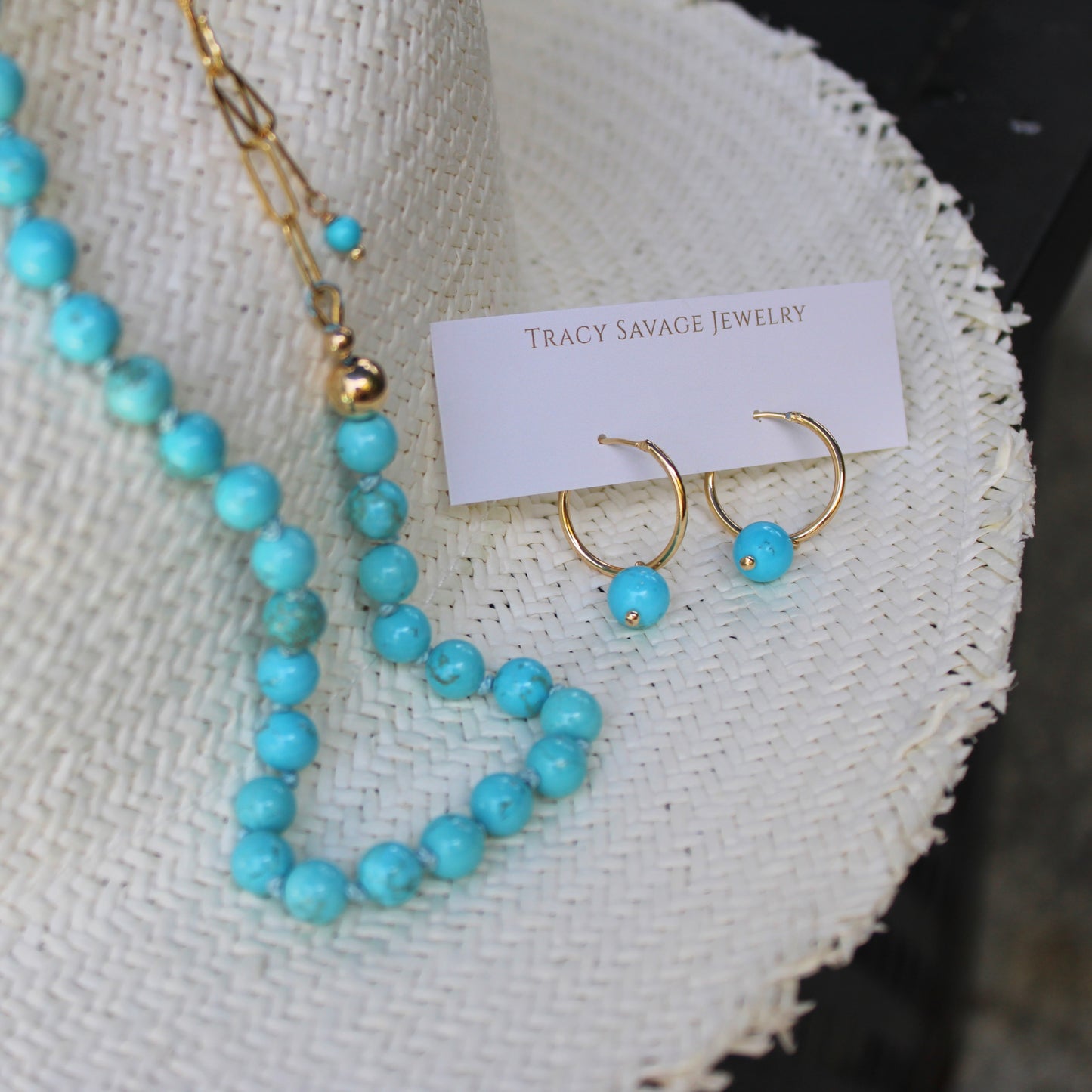 WAVERLY turquoise necklace