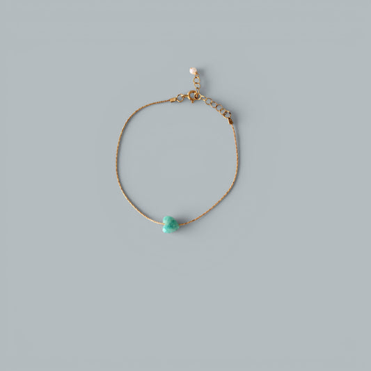 LISI amazonite heart bracelet