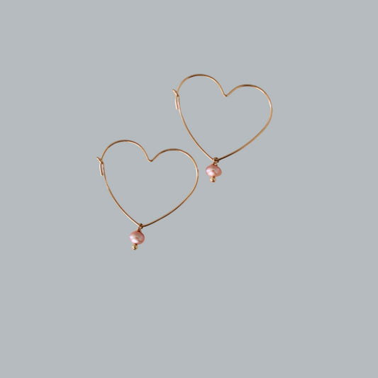 GENNY heart hoops