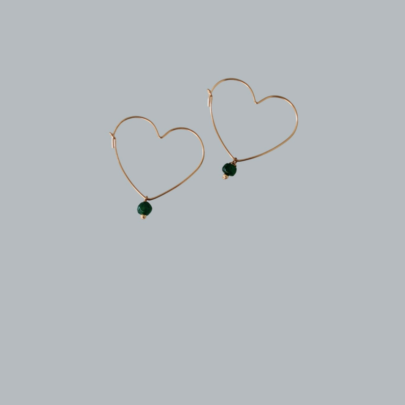 GENNY heart hoops