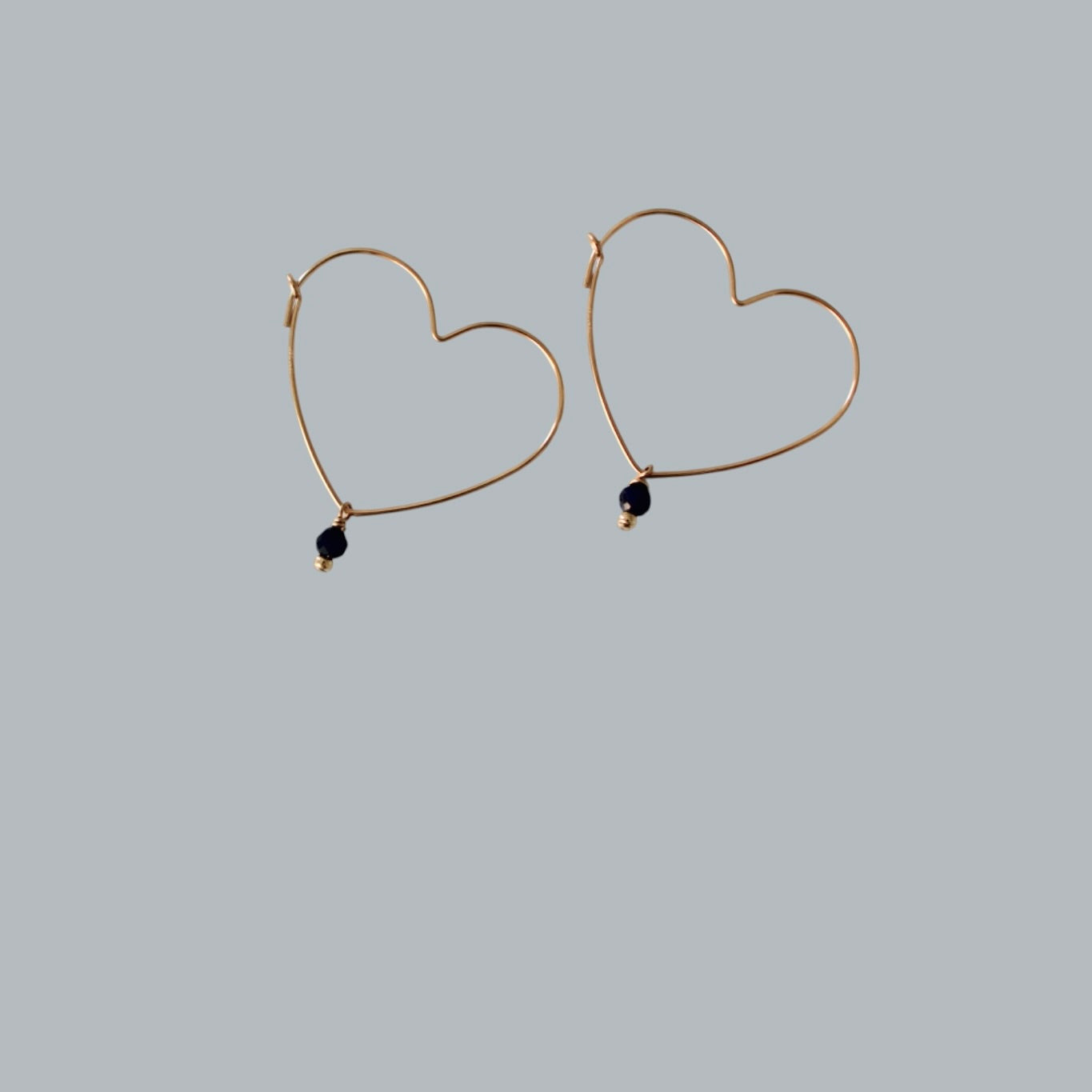 GENNY heart hoops