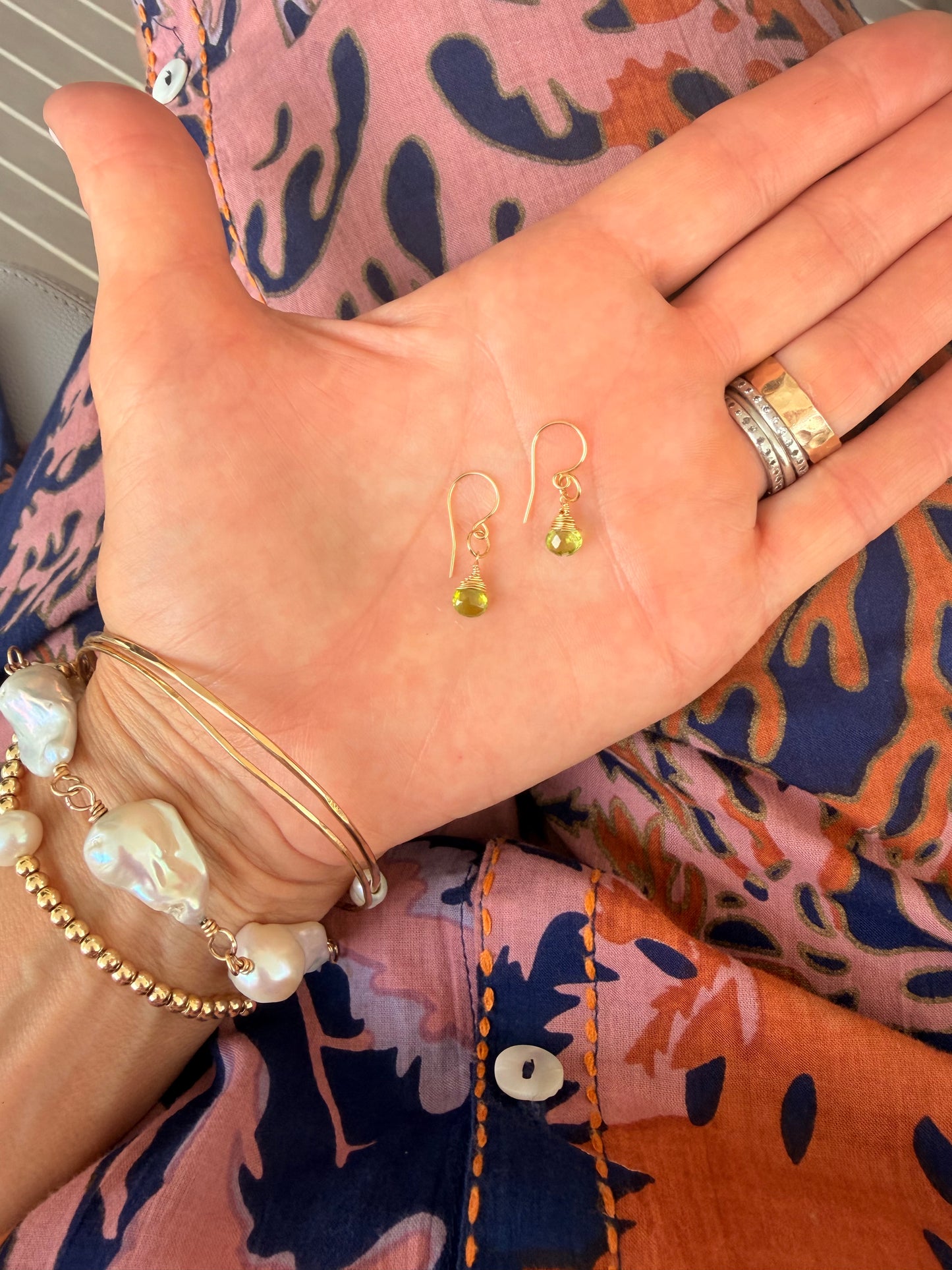 Peridot summer sale earrings