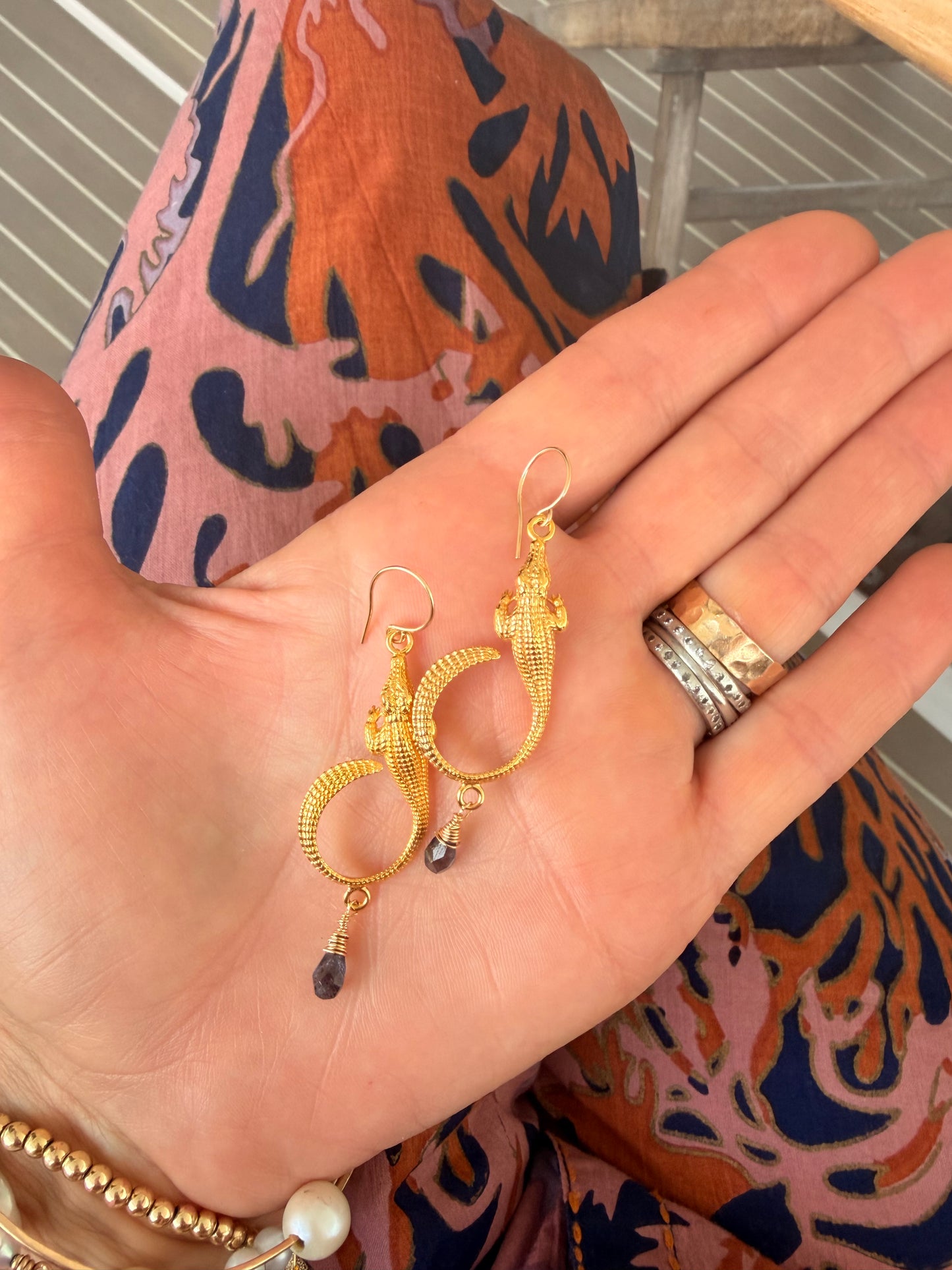 Gator summer sale earrings