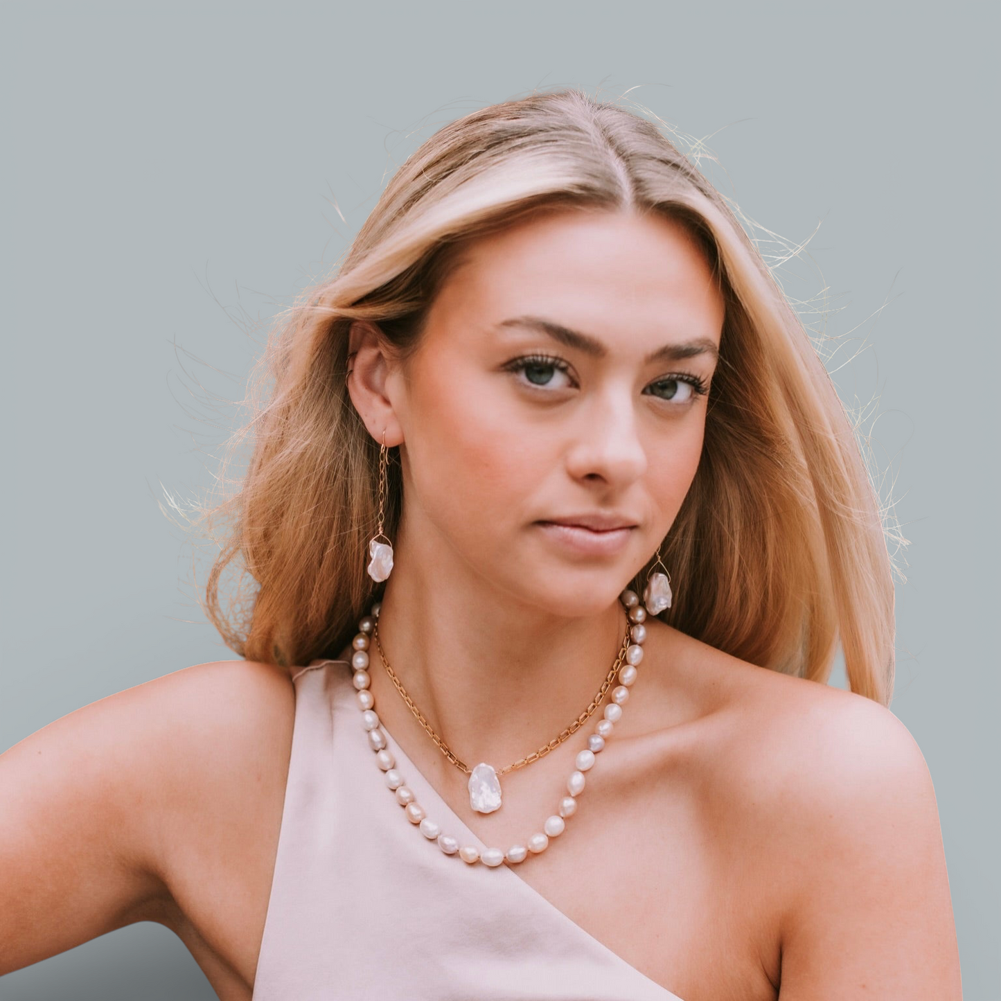 Joni keishi pearl earrings