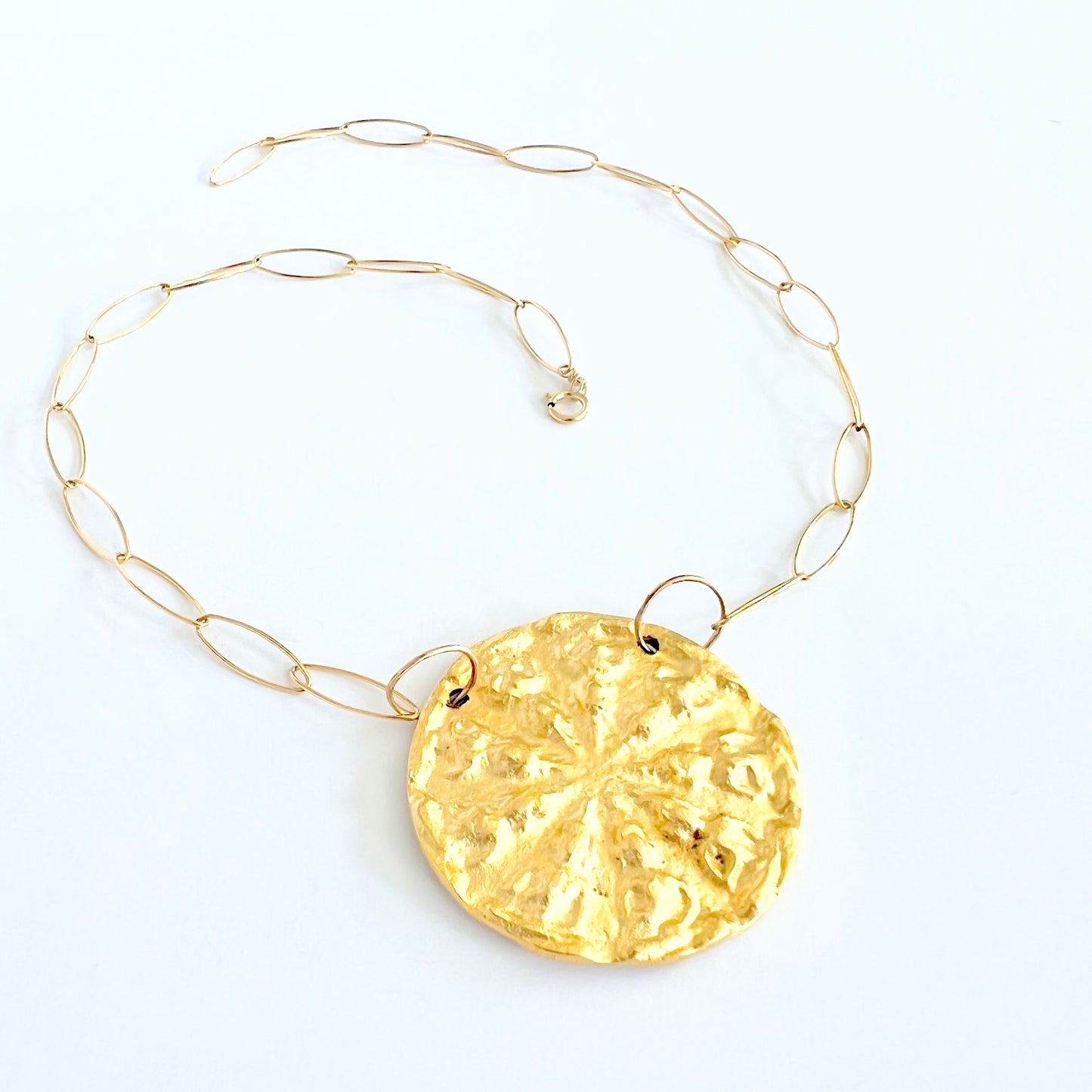 Harlow gold burst necklace
