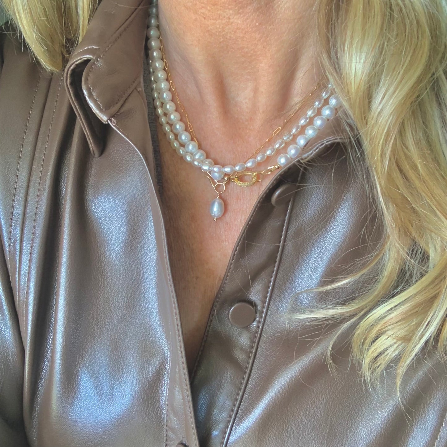 Mimi classic freshwater pearl necklace