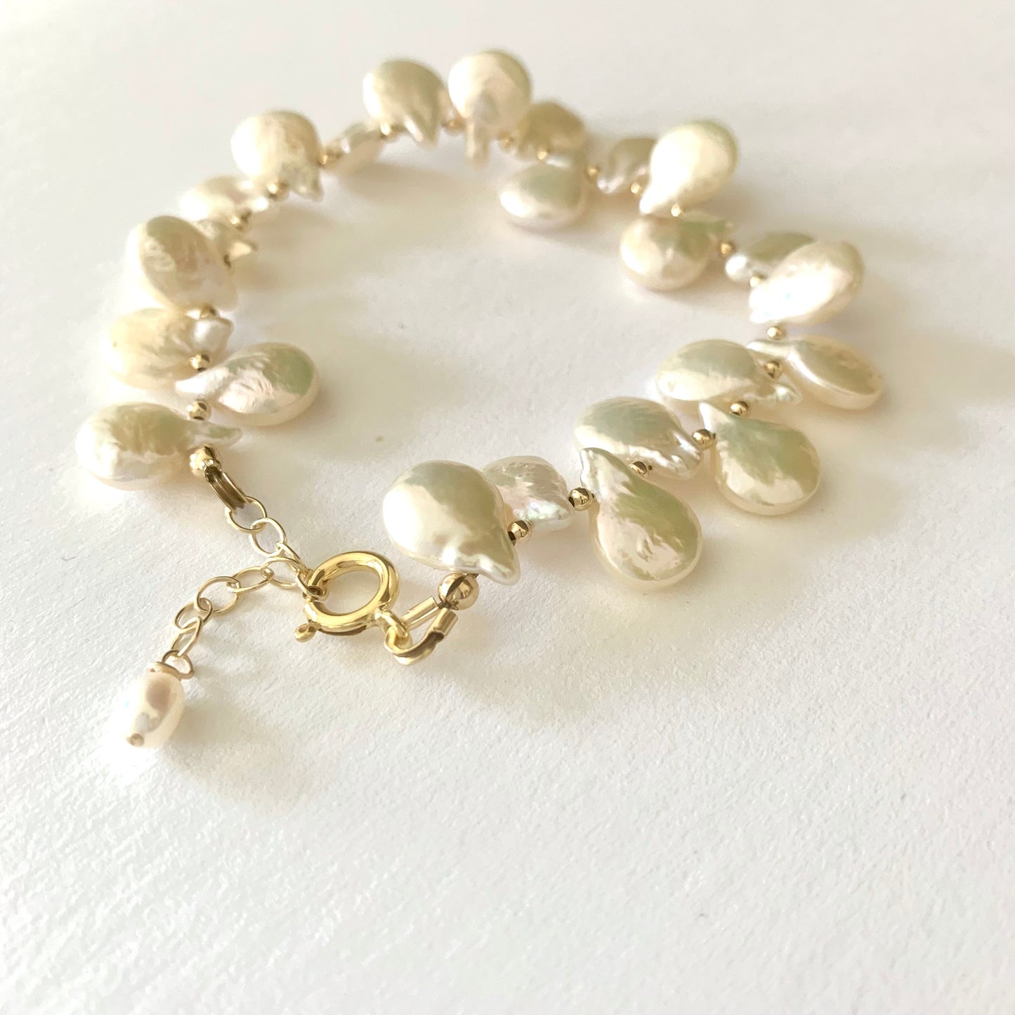 Malia coin pearl bracelet