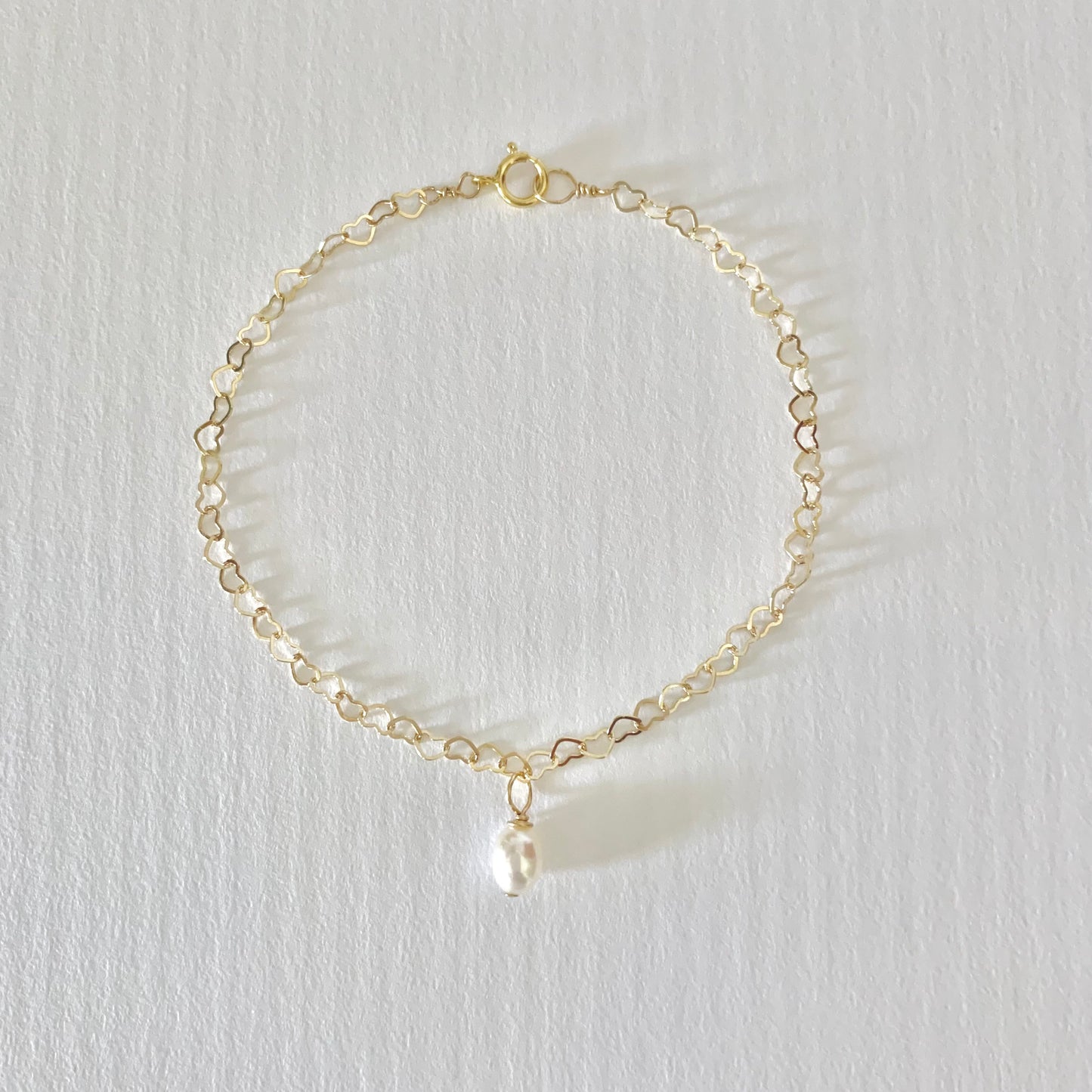 Reva pearl link pearl bracelet